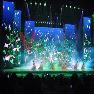 China Exhibición llevada pared estupenda del vídeo de las pantallas 3.91m m de la etapa ligera LED silenciosa proveedor