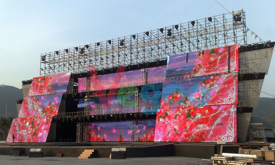 China La pantalla LED a todo color al aire libre P6 de la publicidad profesional llevó la pared video proveedor