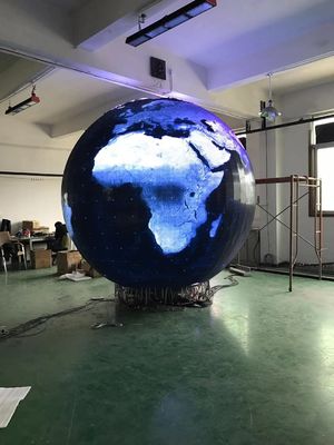 China La bola llevó la echada del pixel de la pantalla del globo de la exhibición el empalmar inconsútil de 3M de 4 milímetros de diámetro proveedor