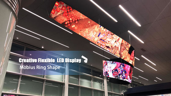 China La pared video de la pantalla LED flexible interior de P2.5 milímetro modificó la exhibición creativa del estilo para requisitos particulares libre del tamaño proveedor