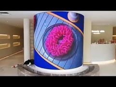 Autoinspección Pantalla LED flexible P4 Pantalla LED de color completo en interiores P4