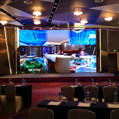 Display LED de alquiler al aire libre P3.6 Alta tasa de actualización Alto brillo 576x576mm Gabinete para escenario