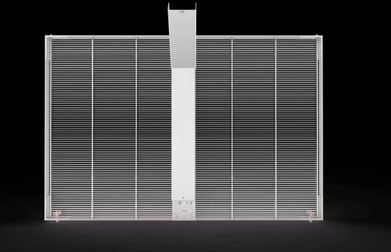 Exhibición llevada ventana transparente estándar ligera de la pared de la pantalla del LED