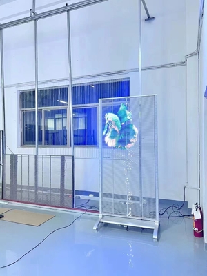 Paneles de visualización LED transparentes al aire libre P5.2 para salas de exposiciones y ferias