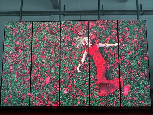 P2.5 Poster Display LED 1920mm X 640mm Aluminio Interior GOB Poster Gabinete