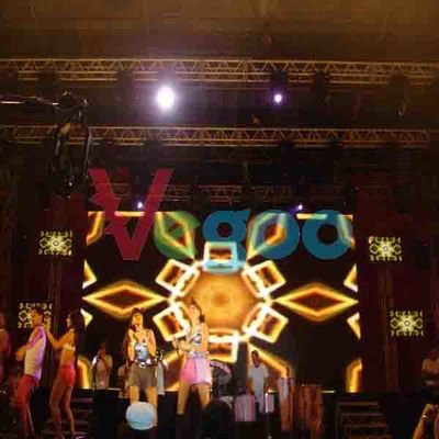 P3.91 lámpara negra ahorro de energía 1R1G1B/SMD2121 de la exhibición de pantallas de la etapa LED
