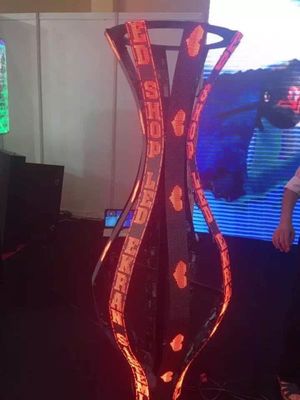 La pantalla de visualización llevada flexible Lightningproof a prueba de choques de la alta frecuencia de actualización llevó el panel P4