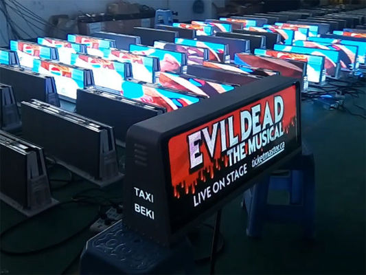 Caja de luz del tejado del top del coche de la publicidad del top del taxi de Digitaces de la publicidad al aire libre