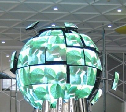 Pantalla LED de alta resolución de la bola que hace publicidad de la etapa llevada interior del alquiler de las pantallas