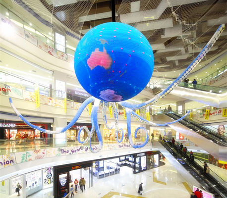 La pantalla LED multifuncional P4 de la bola llevó la lámpara negra 1R1G1B/SMD2121 del módulo