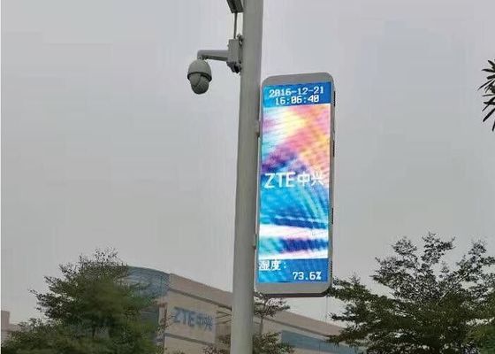 Pantalla a prueba de polvo impermeable 9500K - 11500K de la pantalla LED de la publicidad comercial de 5m m