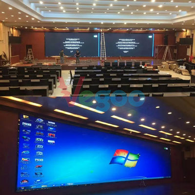 P2 Pantalla LED de pequeño ancho 512x512 gabinete 3840Hz pantalla SMD para publicidad en interiores