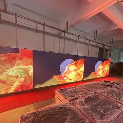 Alquiler de escenario móvil al aire libre P4.8 con led, club nocturno de bar para entretenimiento