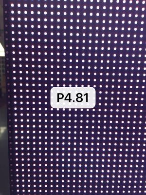 Publicidad de los paneles de pared video al aire libre, brillo del tablero de pantalla de P4.81 LED 1100cd/㎡