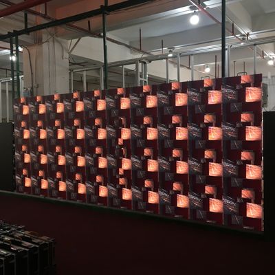 Gabinete a todo color interior de alta calidad 480x480m m del aluminio del módulo 320x160m m de los vedios de la pared del sdudio SMD de la pantalla LED P2.5 TV