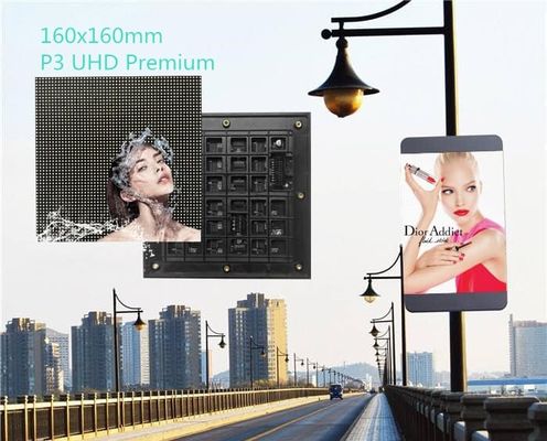Exhibiciones de la caja de luz del cartel P3, módulo video de la pared 192x192m m de la pantalla a todo color al aire libre del LED