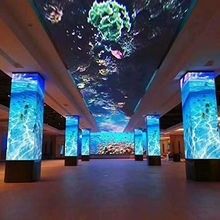 La talla 320 llevada HD modificada para requisitos particulares milímetro X del módulo de la exhibición 128 milímetros de densidad 160000/sqm del pixel se ennegrece llevado