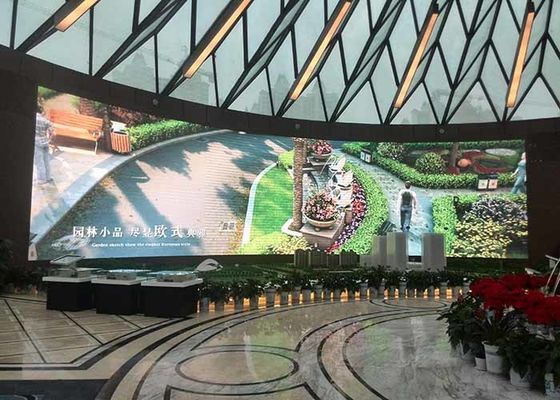 La pared video modificada para requisitos particulares alta frecuencia de actualización de la pantalla LED fija interior del alquiler de HD defiende a todo color ultrafino