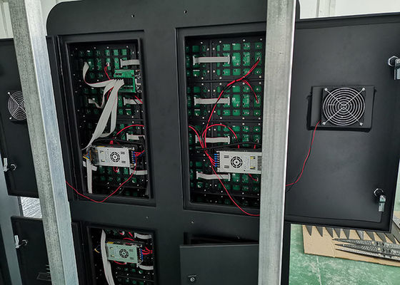 El panel de pantalla LED de poste del alto brillo de WIFI /3G/ 4G P5mm/pantalla de visualización al aire libre de la iluminación de la prenda impermeable