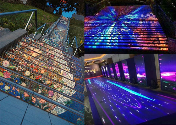 Pantalla de vídeo al aire libre de la etapa IP65 de Dance Floor de la pantalla LED de acrílico a todo color de la teja P4.81P3.91 con el sistema del radar