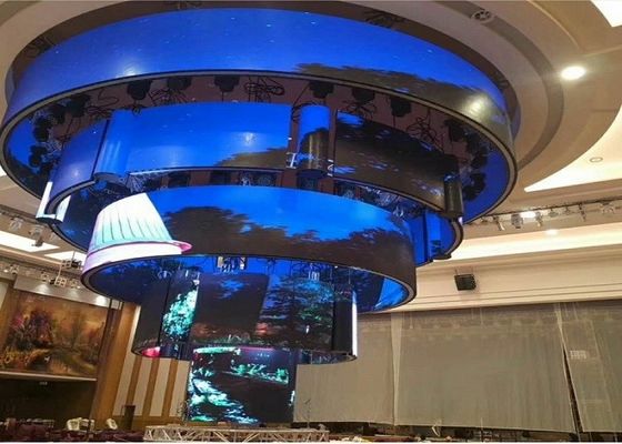 Pantalla 256mmx128m m flexible creativa interior de 4m m LED