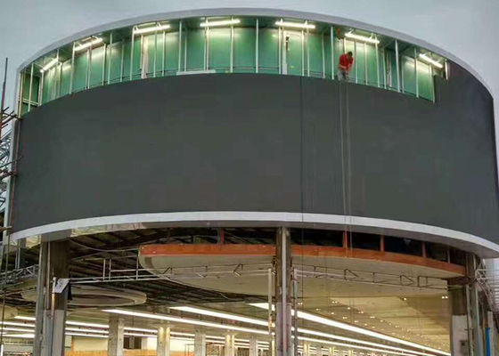 El alto brillo P10 SUMERGE la pantalla LED a todo color al aire libre 7500cd/㎡