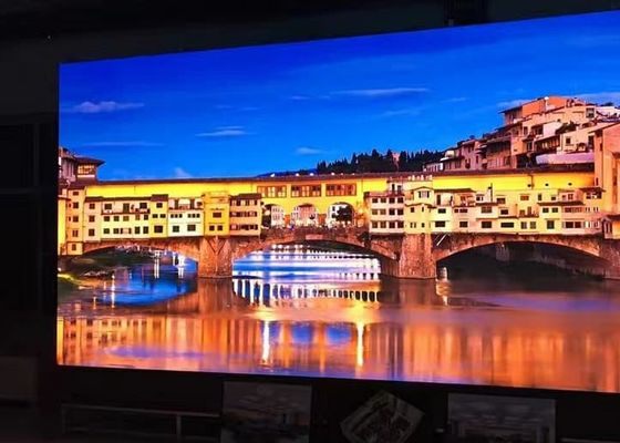 HD que hace publicidad de la exhibición de pared video de la etapa de 3840Hz P1.25 LED