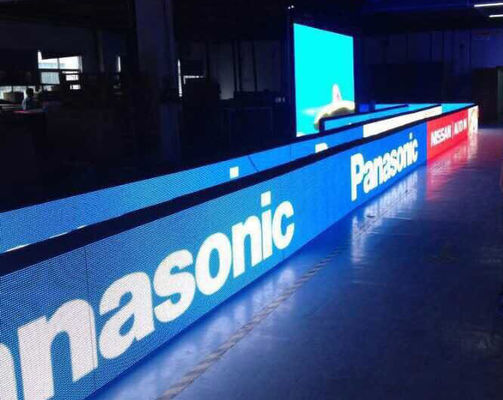 Pantalla LED a todo color al aire libre del baloncesto P10 el 100m del fútbol del perímetro