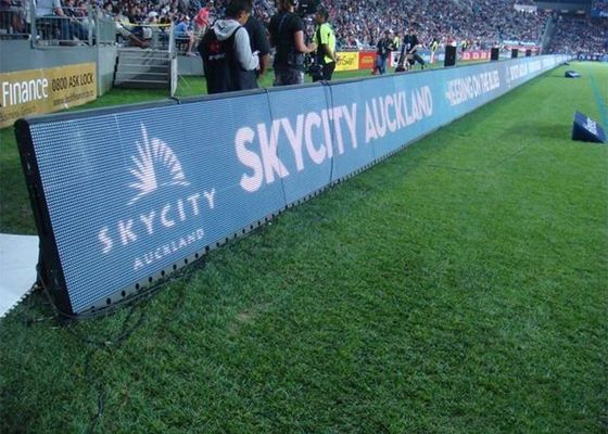 Pantalla LED a todo color al aire libre del baloncesto P10 el 100m del fútbol del perímetro
