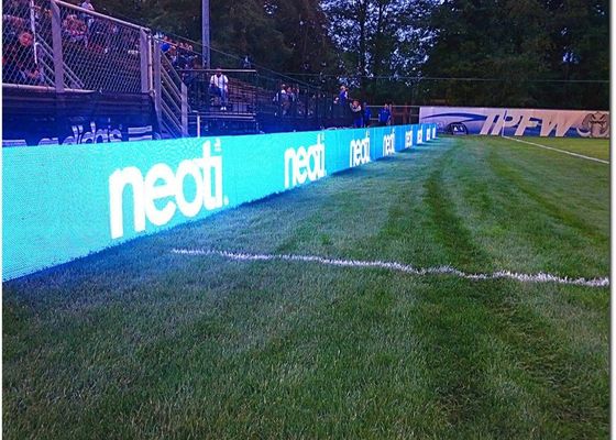 Pantalla LED a todo color al aire libre del baloncesto P10 el 100m del fútbol del perímetro