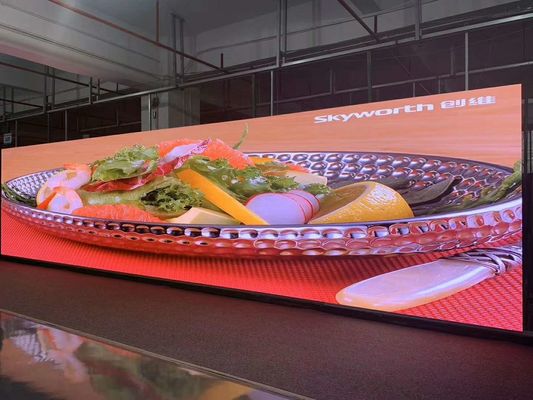 La talla 480 fina milímetro x de la pantalla LED de la echada P1.667 HD del pixel 480 milímetros a presión el negro de aluminio de la exhibición del gabinete de la fundición llevado