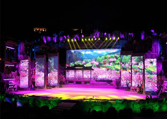 Alta pantalla LED ultra fina del alquiler 52×52 de la definición 4.81m m