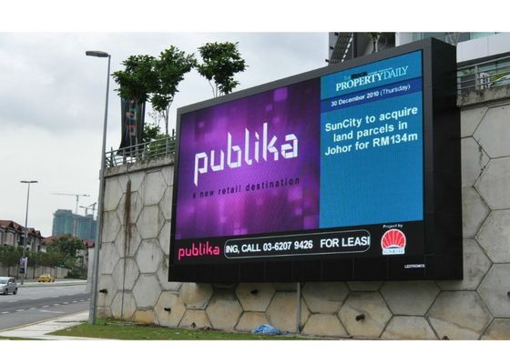 IP65 impermeable P6 SMD LED que hace publicidad de la exhibición