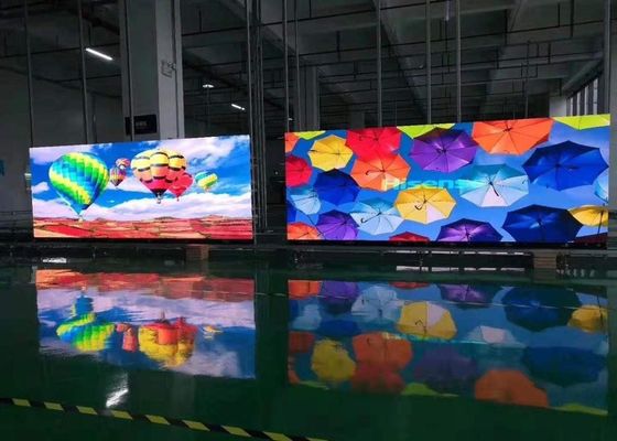 IP65 impermeable P6 SMD LED que hace publicidad de la exhibición