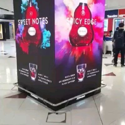 La talla 320 llevada HD modificada para requisitos particulares milímetro X del módulo de la exhibición 128 milímetros de densidad 160000/sqm del pixel se ennegrece llevado