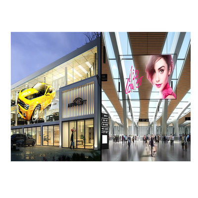 Pantalla transparente interior a todo color de P3.9 P5.2 1000X250m m LED
