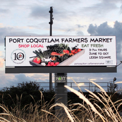 Display de publicidad LED P8 al aire libre personalizado con brillo de 7500 nits y protección IP65