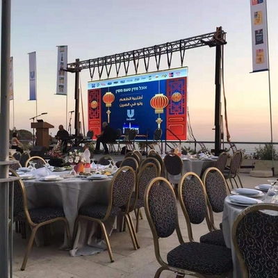 Display LED de puesta en escena al aire libre para la gestión de eventos públicos P2.976 P3.91 P4.81 P5.95