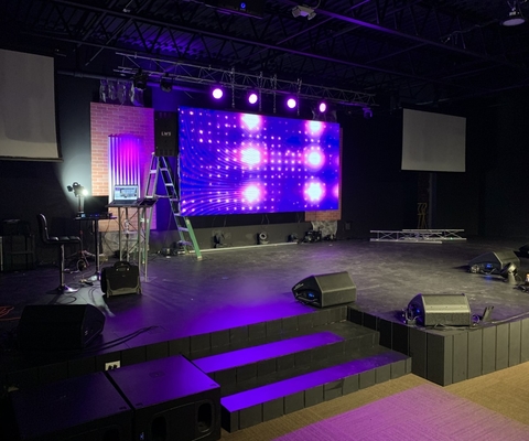 P3.91 Display LED interior para eventos públicos Instalación rápida Alto brillo