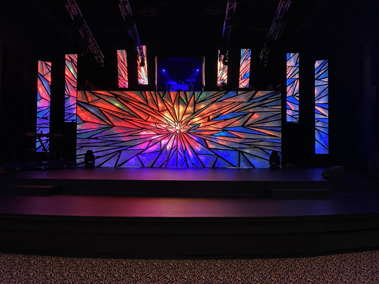 P3.91 Display LED interior para eventos públicos Instalación rápida Alto brillo
