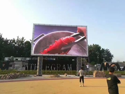 Display LED de alta resistencia al agua OOH de publicidad con LED RGB y paneles personalizados