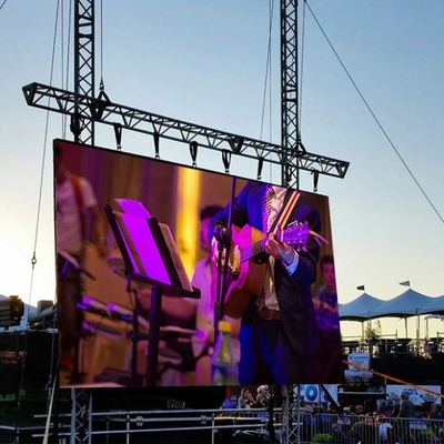 Pantalla LED de alta luminosidad P3.91 impermeable para escenarios de alquiler en eventos públicos