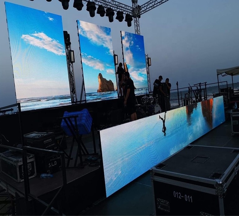 Display LED de alquiler al aire libre P3.91 con IC del conductor IC IC2038S Ligero e impermeable