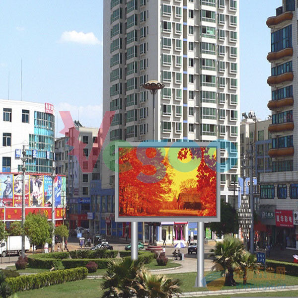 prenda impermeable, P16 pantalla LED a todo color al aire libre a prueba de polvo 8500cd/㎡