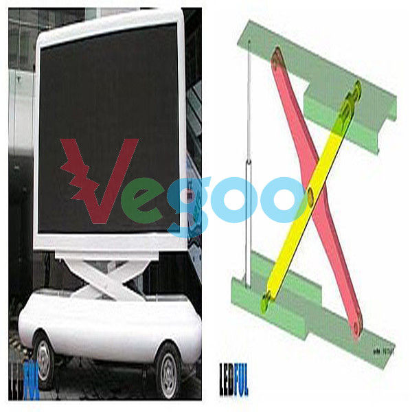 La pantalla LED a todo color al aire libre teledirigida 4m m llevó la pantalla 9500K - 11500K