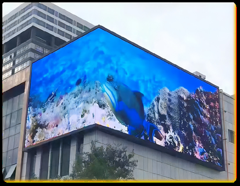 P10 Pantalla LED exterior 960X960mm gabinete de aluminio SMD3535 Brillo 6500CD/m2 Sistema Nova