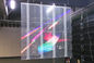 Exhibición llevada transparente Media Player 50 milímetros x transparencia de 100 milímetros de alto en la pared de cristal proveedor